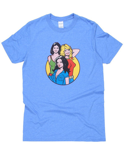 Vintage 70s Charlies Angels Vinyl Transfer T-Shirt