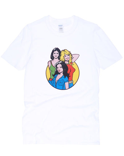 Vintage 70s Charlies Angels Vinyl Transfer T-Shirt