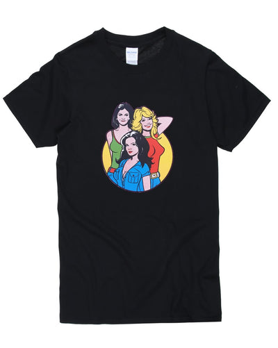 Vintage 70s Charlies Angels Vinyl Transfer T-Shirt