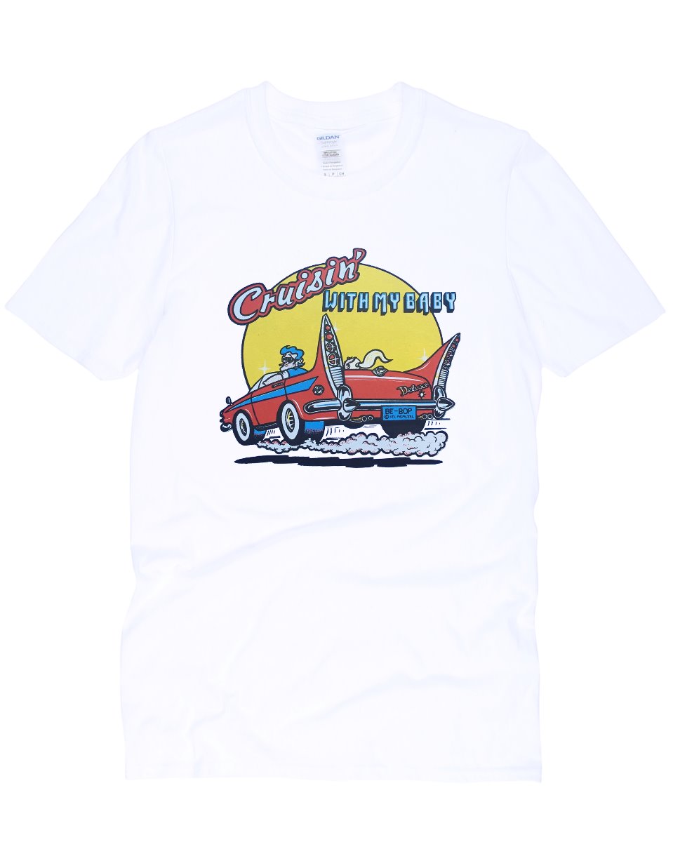 Vintage 70s Cruisin' Vinyl Transfer T-Shirt