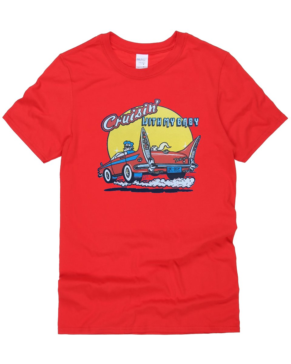 Vintage 70s Cruisin' Vinyl Transfer T-Shirt