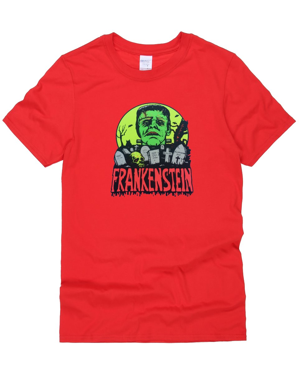 Vintage 70s Frankenstein Vinyl Transfer T-Shirt