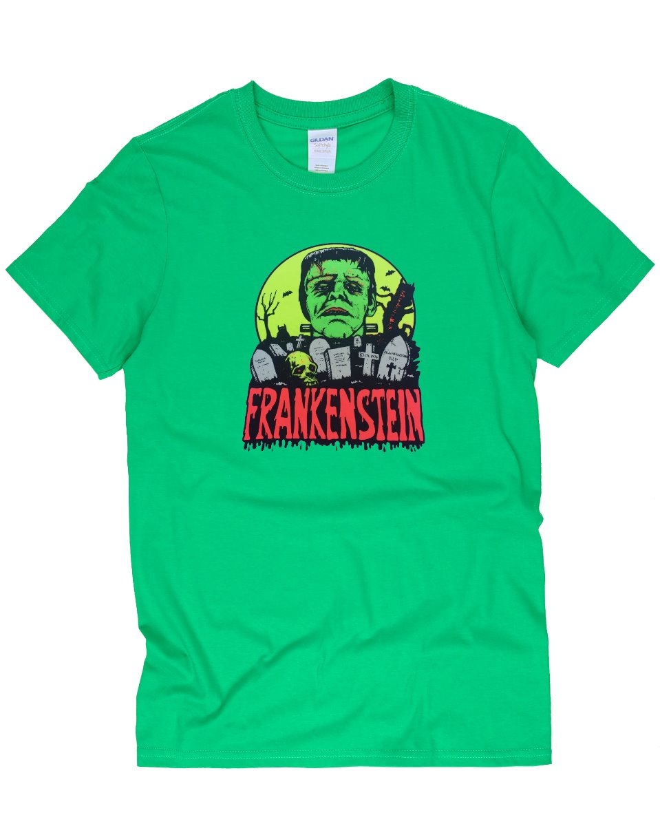 Vintage 70s Frankenstein Vinyl Transfer T-Shirt