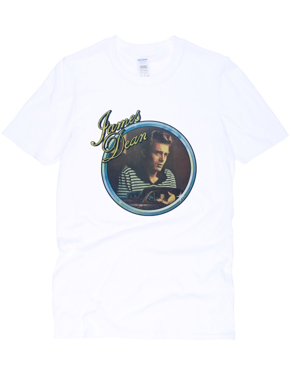 Vintage 70s James Dean Vinyl Transfer T-Shirt