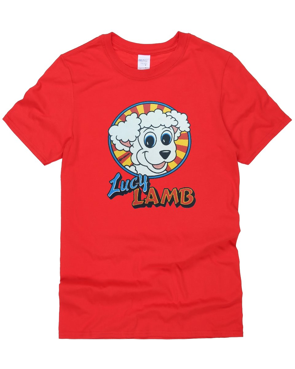 Vintage 70s Lucy Lamb Vinyl Transfer T-Shirt