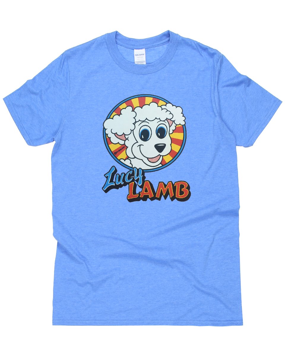 Vintage 70s Lucy Lamb Vinyl Transfer T-Shirt