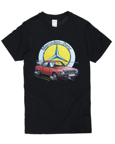 Vintage 70s Mercedes Benz Vinyl Transfer T-Shirt