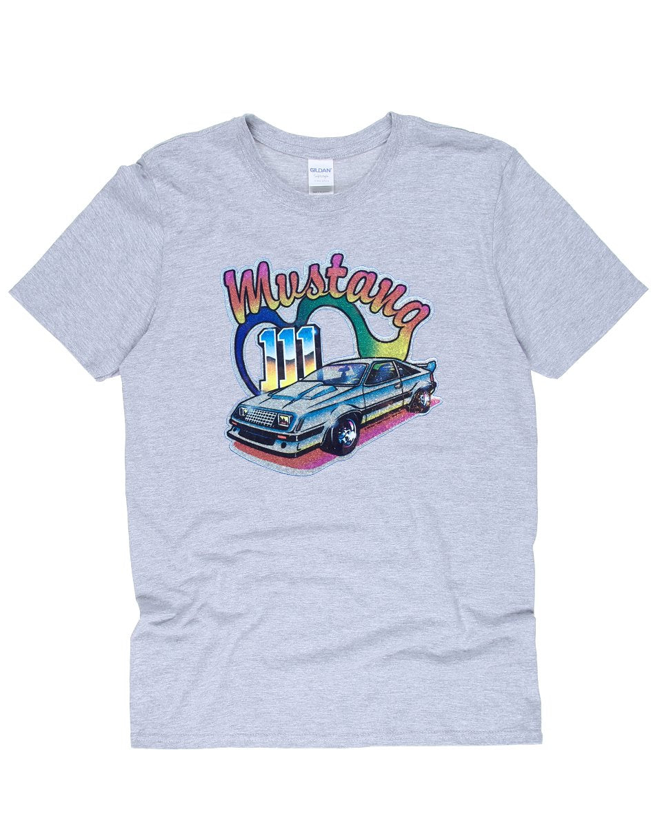 Vintage 70s Mustang Vinyl Transfer T-Shirt