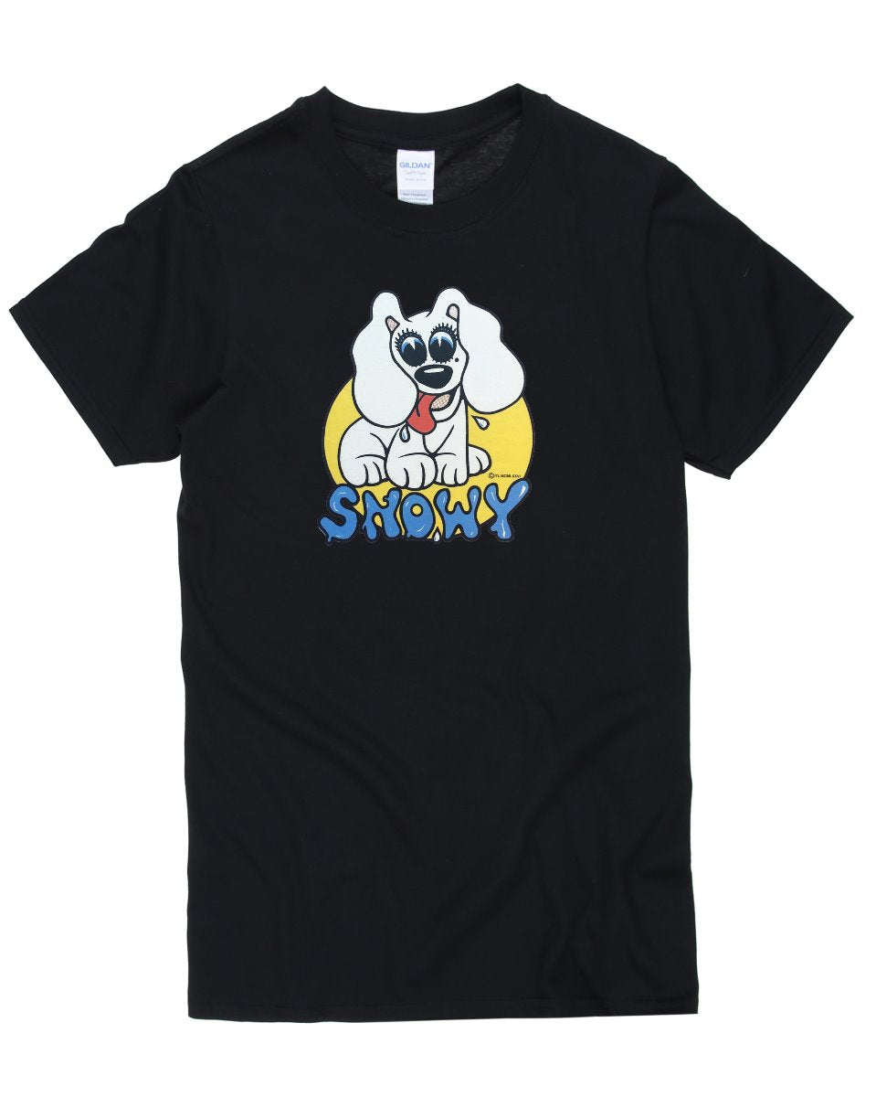 Vintage 70s Snowy the Dog Vinyl Transfer T-Shirt