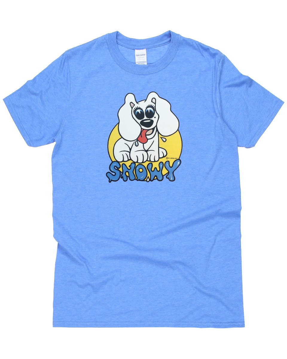 Vintage 70s Snowy the Dog Vinyl Transfer T-Shirt