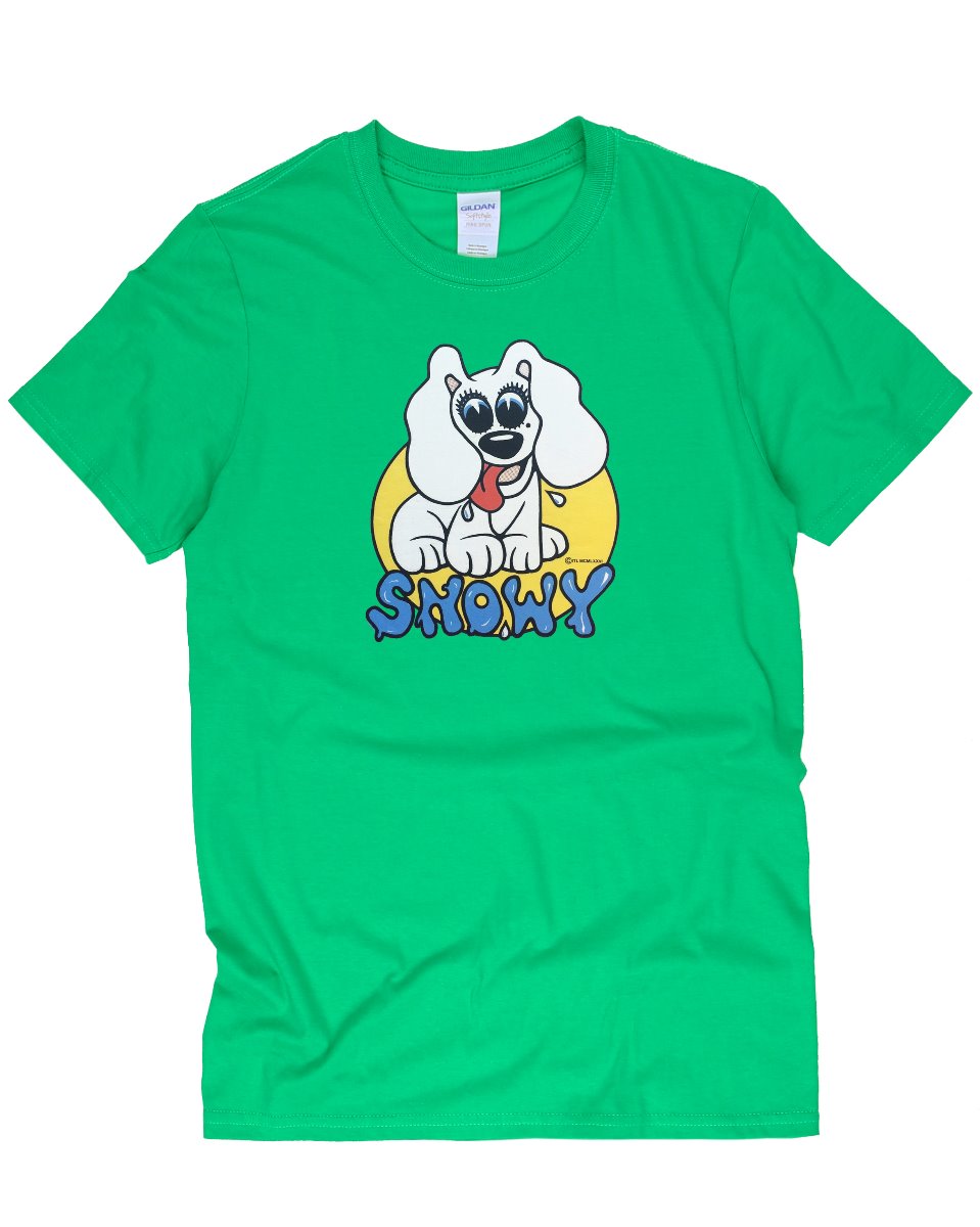 Vintage 70s Snowy the Dog Vinyl Transfer T-Shirt