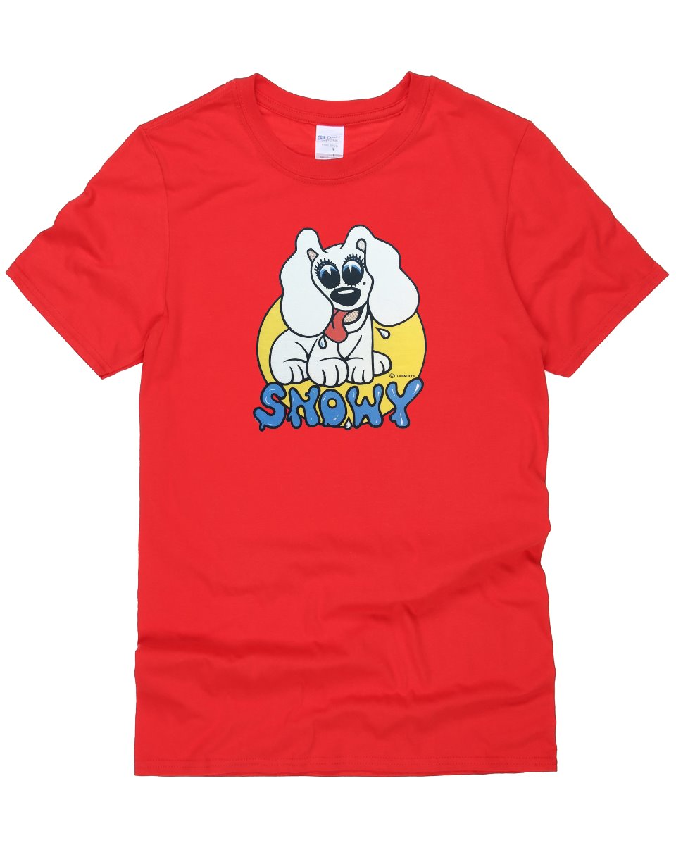 Vintage 70s Snowy the Dog Vinyl Transfer T-Shirt