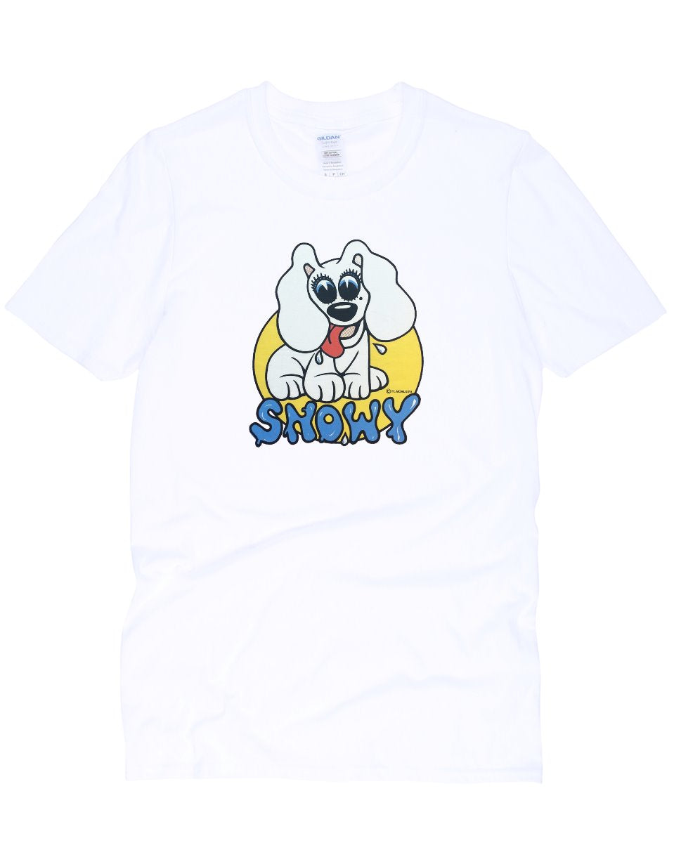 Vintage 70s Snowy the Dog Vinyl Transfer T-Shirt