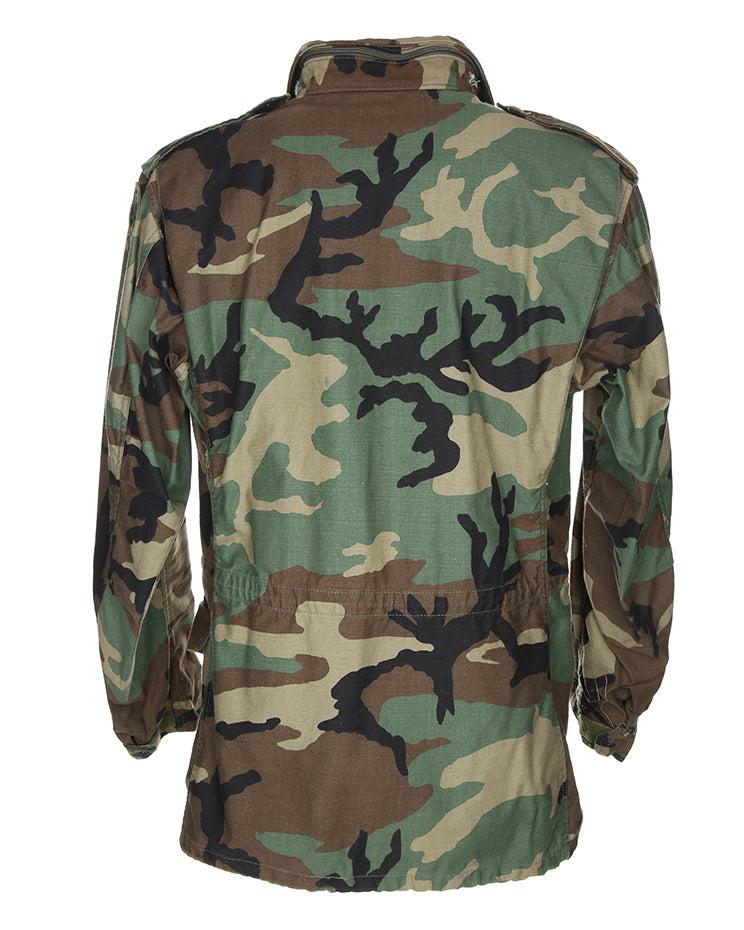 1991 Vintage US Army Woodland Camouflage M65 Field Jacket - Med