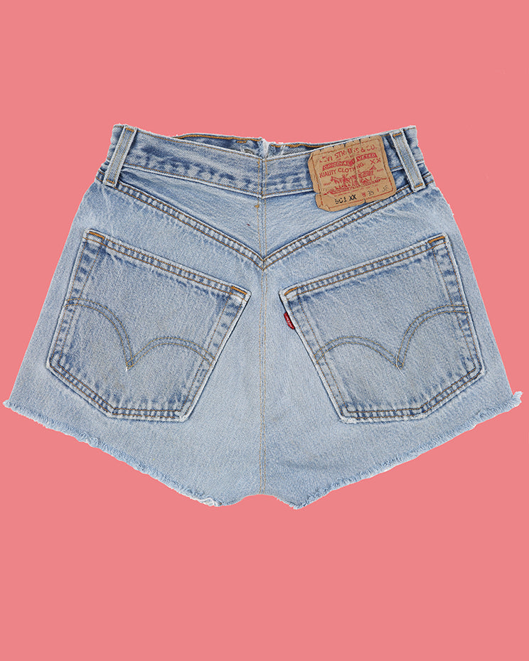 Rokit Originals Reworked Levis Lita Lace Up Shorts