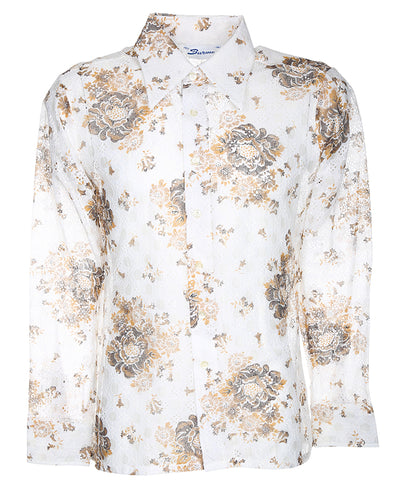 RARE 70S UNWORN DEADSTOCK OLEG CASSINI BURMA DISCO SHIRT - STYLE 66