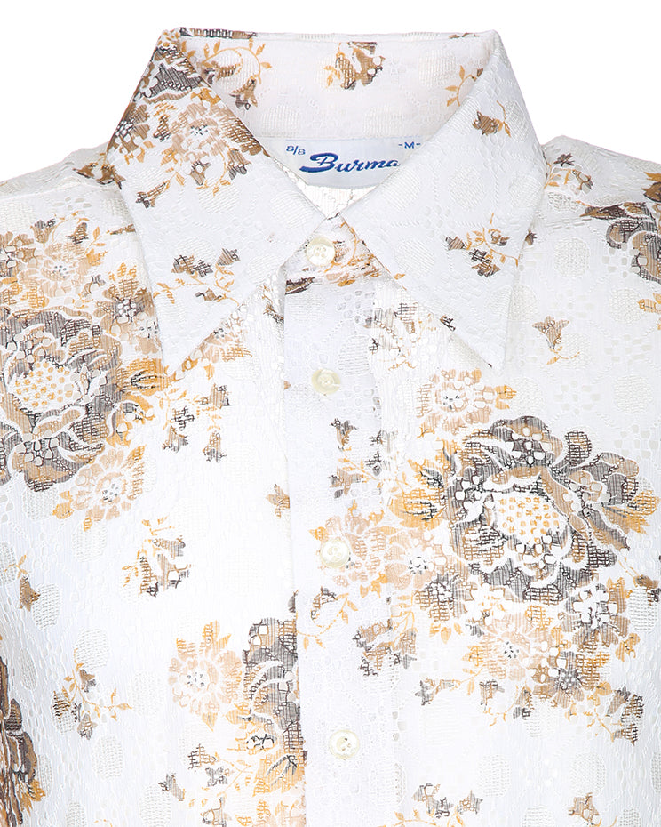 RARE 70S UNWORN DEADSTOCK OLEG CASSINI BURMA DISCO SHIRT - STYLE 66