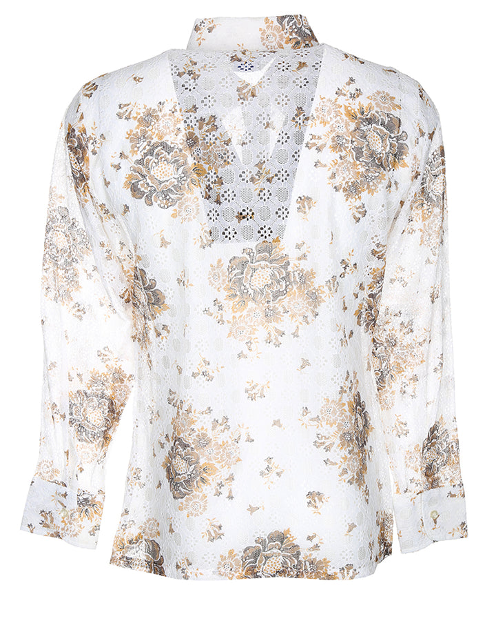 RARE 70S UNWORN DEADSTOCK OLEG CASSINI BURMA DISCO SHIRT - STYLE 66