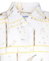 RARE 70S UNWORN DEADSTOCK OLEG CASSINI BURMA DISCO SHIRT - STYLE 70