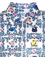 RARE 70S UNWORN DEADSTOCK OLEG CASSINI BURMA DISCO SHIRT - STYLE 42