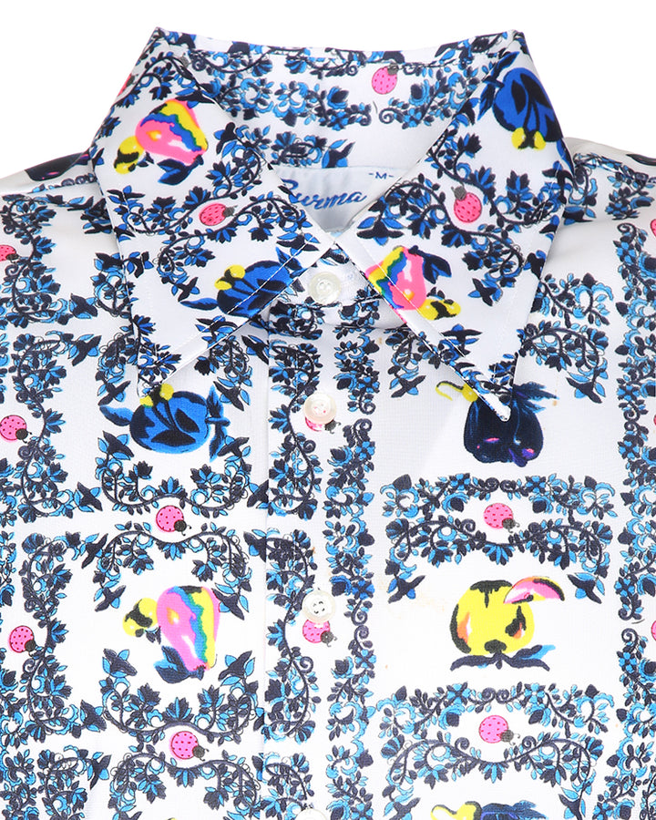 RARE 70S UNWORN DEADSTOCK OLEG CASSINI BURMA DISCO SHIRT - STYLE 42