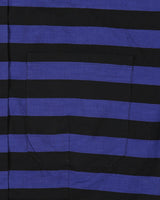 Prada S/S 2011 Purple &amp; Black Striped Blouse - XS
