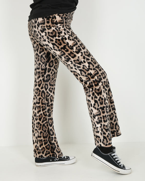 Rokit Originals Velour Lounge Trousers - Leopard Print