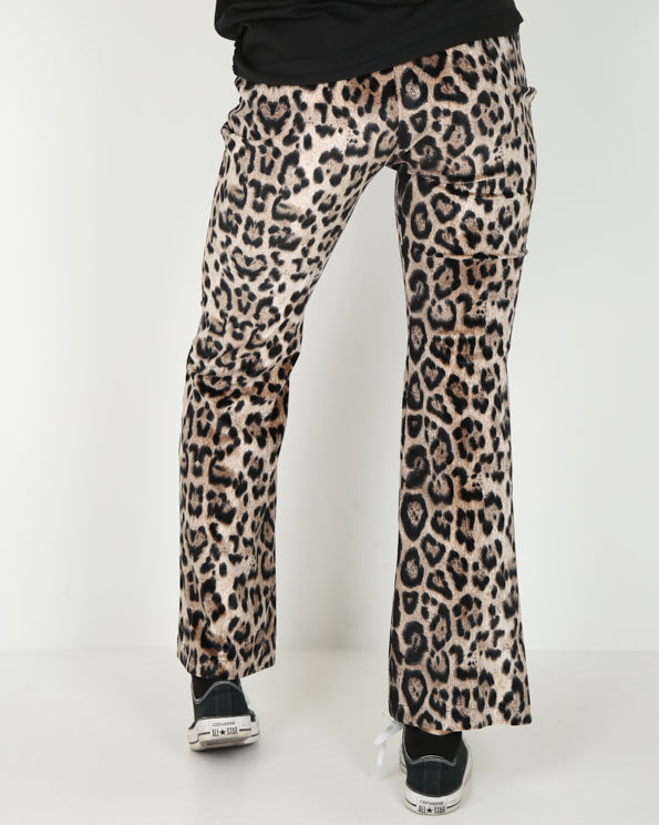 Rokit Originals Velour Lounge Trousers - Leopard Print