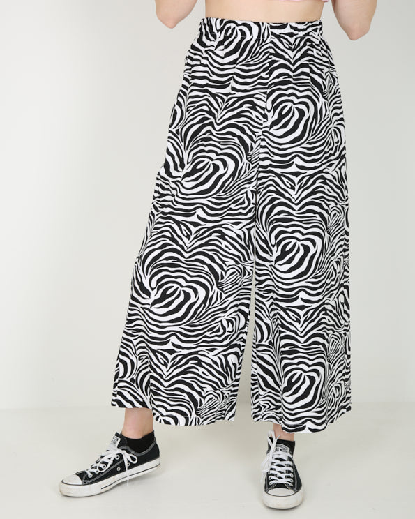 Rokit Originals Cotton Lounge Trousers - Zebra Print