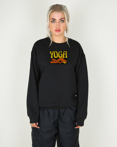 Vintage 70s Yoga Transfer Sweatshirt